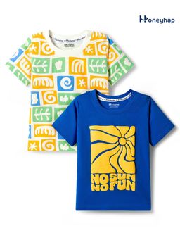 Honeyhap - Premium Cotton T-Shirts (Pack of 2)