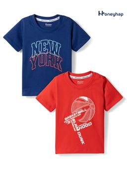 Honeyhap - Premium Cotton T-Shirts (Pack of 2)