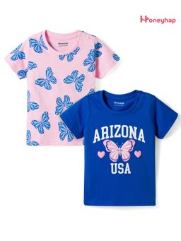 Honeyhap - Premium Cotton T-Shirts (Pack of 2)