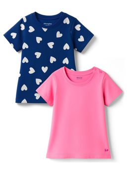 Honeyhap - Sangria Sunset Limoges Premium Cotton T-Shirts (Pack of 2)