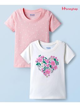 Honeyhap - Premium Cotton T-Shirts (Pack of 2)