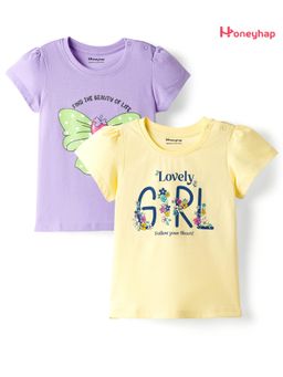 Honeyhap - Premium Cotton T-Shirts (Pack of 2)