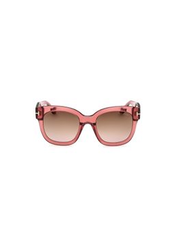 Tom Ford - Brown Lens Acetate Full Rim Women Sunglasses (52)