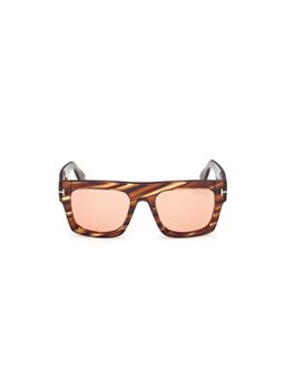Tom Ford - Brown Lens Acetate Full Rim Men Sunglasses (53)