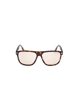 Tom Ford - Brown Lens Acetate Full Rim Men Sunglasses (58)