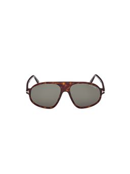 Tom Ford - Green Lens Acetate Full Rim Men Sunglasses (58)