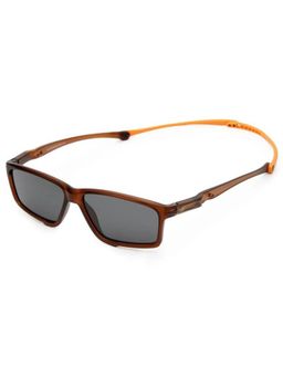 HASHTAG EYEWEAR - Unisex H2R Polarised Full Rim Grey Lens Sunglasses