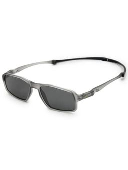 HASHTAG EYEWEAR - Unisex Sparks Polarised Full Rim Grey Lens Sunglasses