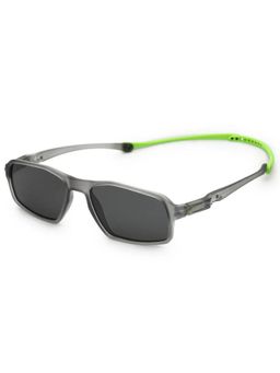 HASHTAG EYEWEAR - Unisex Sparks Polarised Full Rim Grey Lens Sunglasses