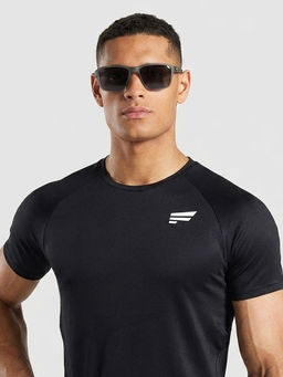 HASHTAG EYEWEAR - Unisex Rift Polarised Full Rim Grey Lens Sunglasses