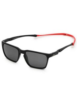 HASHTAG EYEWEAR - Unisex Draggo Polarised Full Rim Grey Lens Sunglasses
