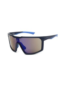 HASHTAG EYEWEAR - Unisex Glarex Uv Protection Full Rim Black Lens Sunglasses