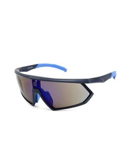 HASHTAG EYEWEAR - Unisex Faelon Uv Protection Full Rim Black Lens Sunglasses