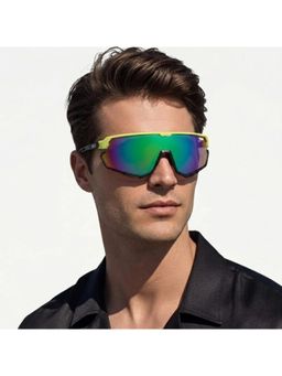 HASHTAG EYEWEAR - Unisex Nitro Uv Protection Full Rim Multi-Color Lens Sunglasses