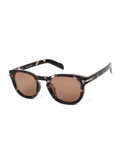 HASHTAG EYEWEAR - Unisex Yren Polarised Full Rim Brown Lens Sunglasses