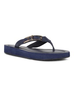 Inc.5 - Womens Navy Casual Solid T-Strap Sandals