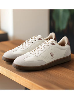 U.S. POLO ASSN. - Beige Cenik 2.0 Stylish Casual Sneakers For Man