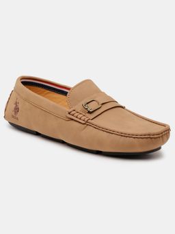 U.S. POLO ASSN. - Tan Oaklen Stylish Casual Loafers For Man