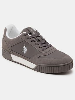 U.S. POLO ASSN. - Grey Wilber Stylish Casual Sneakers For Man