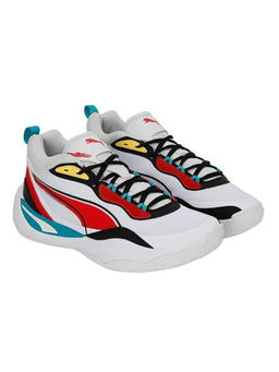 Puma - White Playmaker Running Shoes