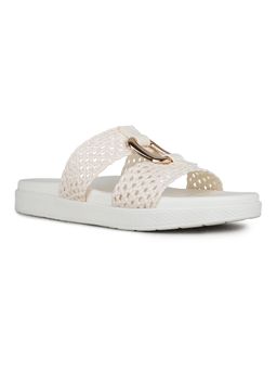 Inc.5 - Womens Cream Casual Solid Open Toe Sandals