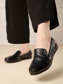 Inc.5 - Womens Black Casual Solid Round Toe Loafers