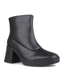 Inc.5 - Womens Black Solid Round Toe Boots