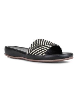 Inc.5 - Womens Black Casual Textured Open Toe Sandals