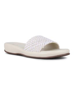 Inc.5 - Womens White Casual Textured Open Toe Sandals