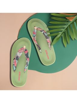 Red Tape - Womens Eva Comfort Flipflop Green