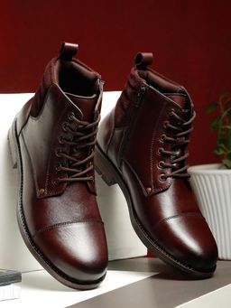 Teakwood - Brown Leather Men Casual Boot
