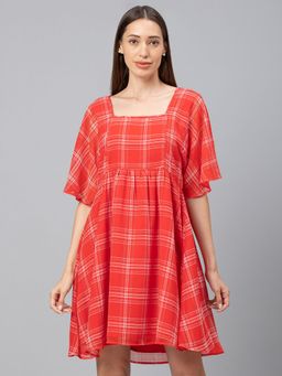 Globus - Red Checked Dress