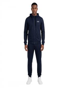 EA7 Emporio Armani - Blue Cotton Logo Tracksuit