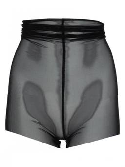 Rick Owens - Black Polyamide Transparent Activewear Trackpant