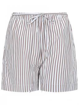 Loulou Studio - Multicolor Cotton Stripes Activewear Shorts