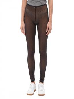Dsquared2 - Black Nylon Embellished Activewear Tights