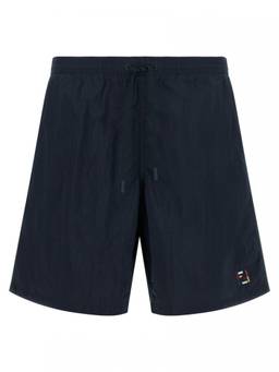 Fendi - Dark Blue Embroidered Swim Shorts