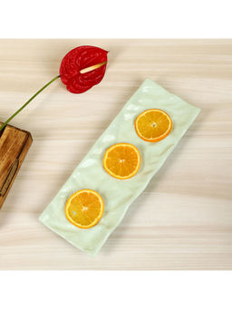 Amalfiee Ceramics - Handmade 15" Lemon Grass Textured Serving Platter