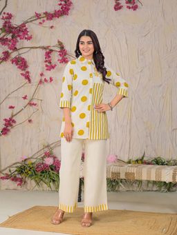 Autumnlane - Ridhika Mustard Printed Co-Ord Set
