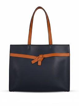 HIE - Midnight Navy Blue Farah Tote Bag