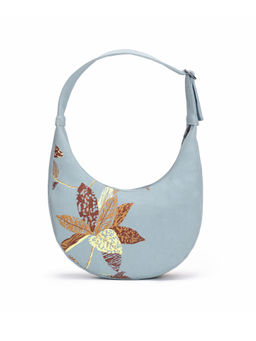 EcoRight - Blue Floral Moon Shoulder Bag