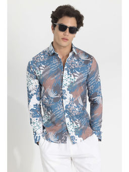 Snitch - Blue Paisley Shirt