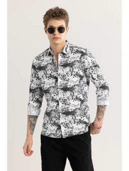 Snitch - Aquarelli Abstract Grey Shirt