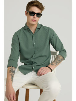 Snitch - Green French Collar Shirt