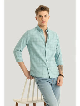 Snitch - Philippe Sky Blue Checks Shirt
