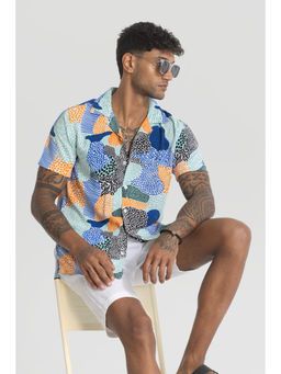 Snitch - Light Multi-Color Abstract Shirt