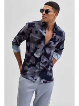 Snitch - Grey Abstract Shirt