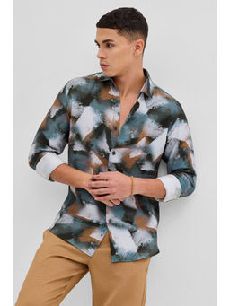 Snitch - Multi-Color Abstract Shirt