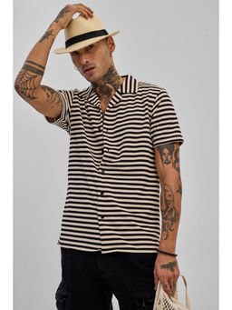 Snitch - Black Stripes Boxy Fit Shirt