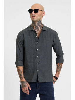 Snitch - Grey Crinkle Shirt